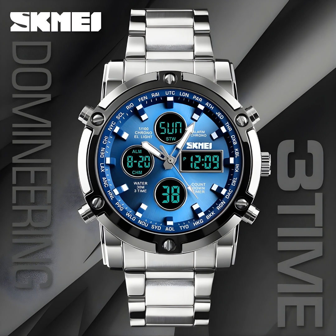 Skmei 1389 Original Premium Watch (Blue)