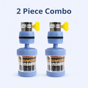 360 Degree Rotatable 6 Layers Water Filter Tap (2 PCS)